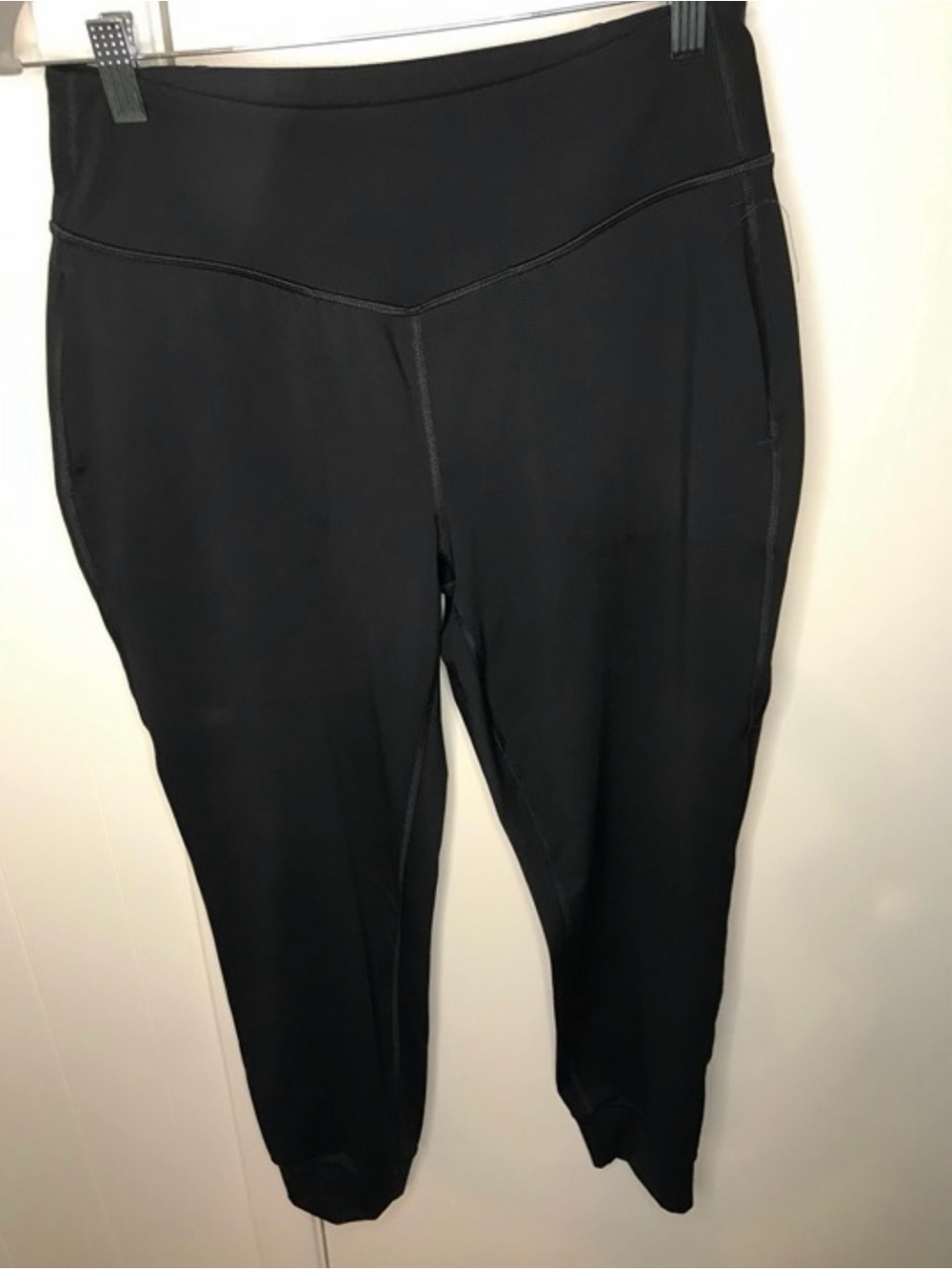 tek gear Black Cropped High-Waist Performance Leggings